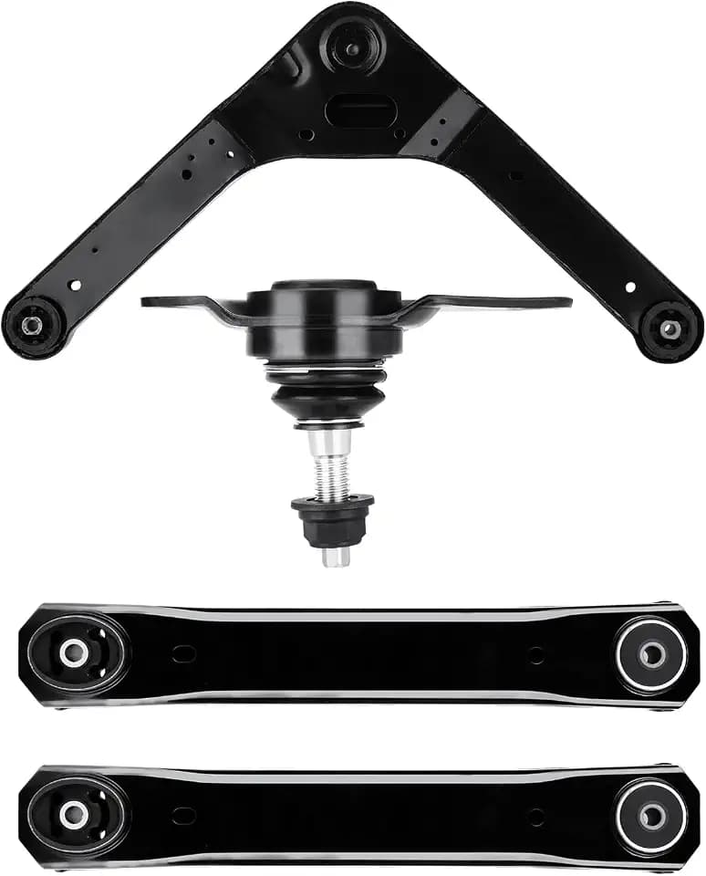 Rear Upper and Lower Control Arm Assembly Fit for 1999-2004 Jeep Grand Cherokee Suspension Kits RK643183 K641869 K7450 (4PCS)