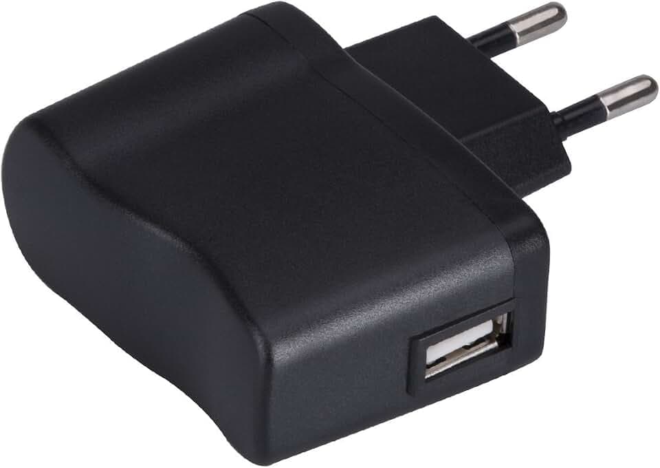 5V/ 500mA Netzteil, USB Ladegerät für MP3 Player, von AGPTEK, Schwarz