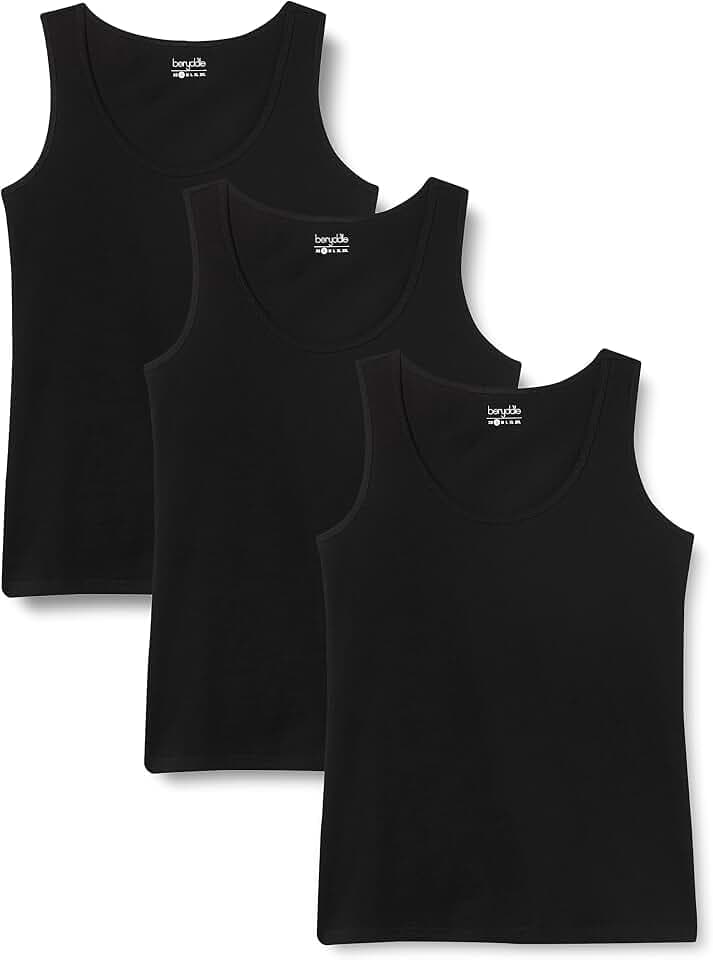 berydale Damen Tank Top aus 100% Baumwolle im Multipack