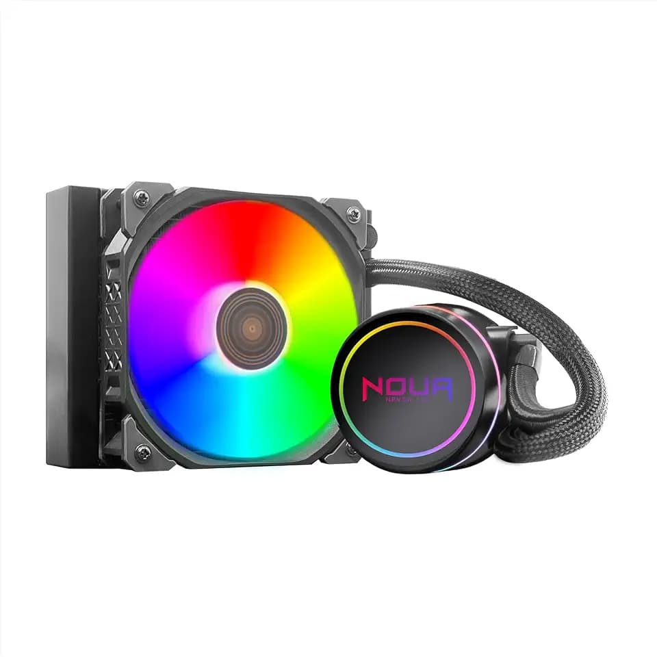 Noua Boris BR120 ARGB, CPU-Flüssigkeitskühlkörper, TDP 180 W, ARGB PWM, Wasserkühlung für AM5/AM4/TR4 und LGA 1700/1200/115x