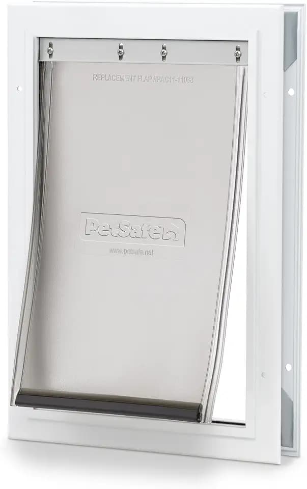 PetSafe Freedom Aluminum Pet Door Medium, White
