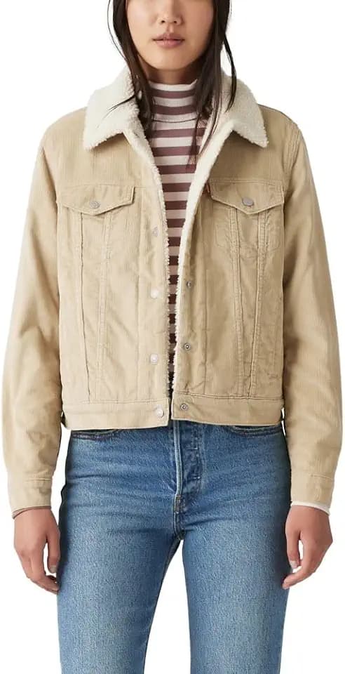 Levi's Women's Original Sherpa Trucker Jackets (Standard and Plus)