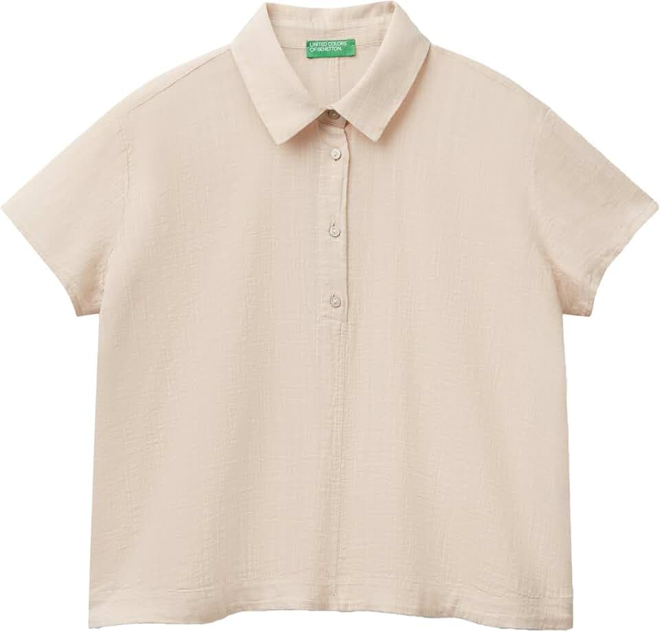 United Colors of Benetton Damen Camicia 5onvdq0bq Hemd