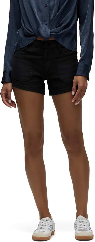 Hudson Women's Mid-Rise Patch Pocket Denim Short
