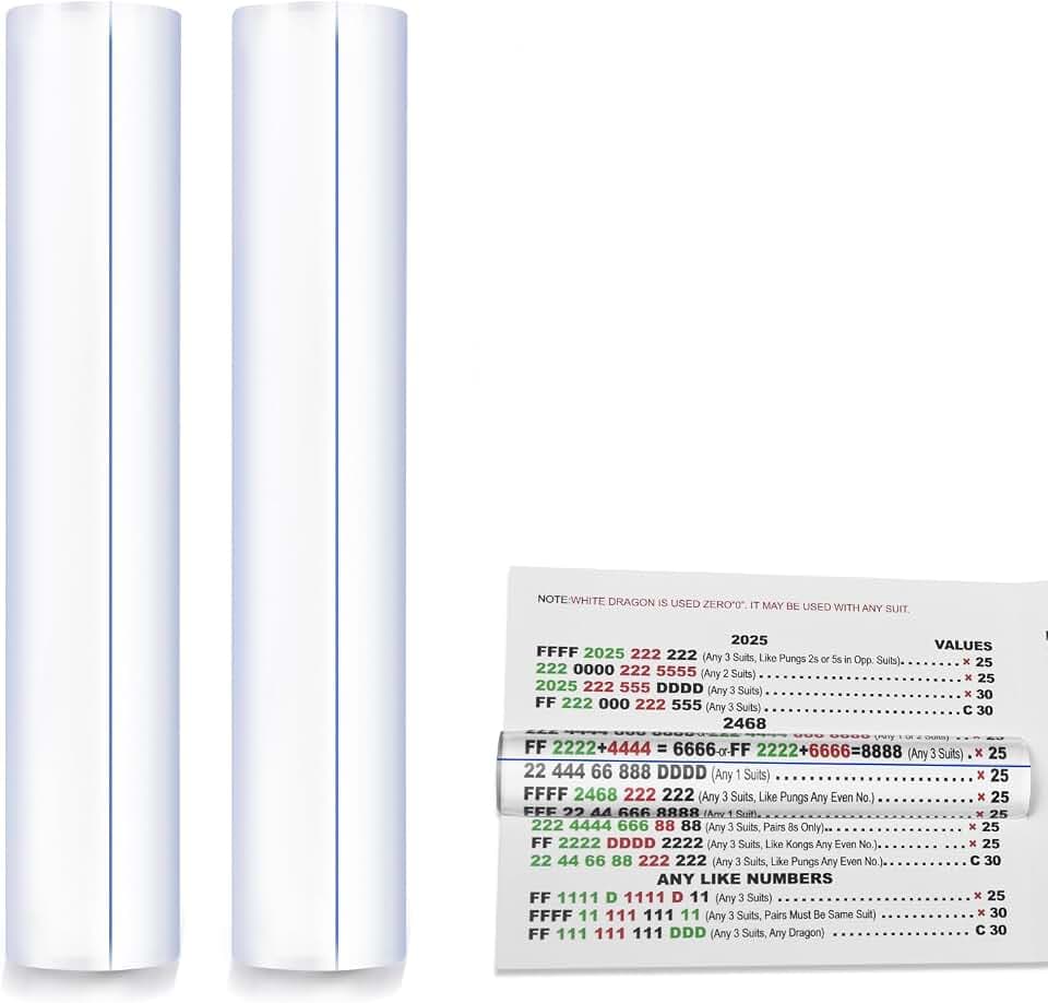 2 Pack Mahjong Magnifying Line Reader Magnified Finder