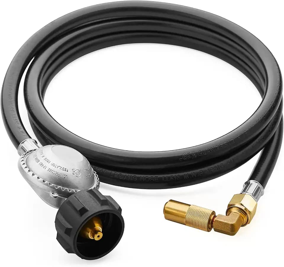 CALPOSE 6 Feet Propane Adapter Hose & Regulator for Blackstone