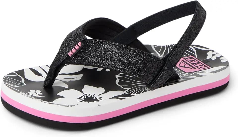 REEF Girls Toddler/Little Kid Ahi Beach Flip Flop, Soft Cushion Footbed, Water Friendly