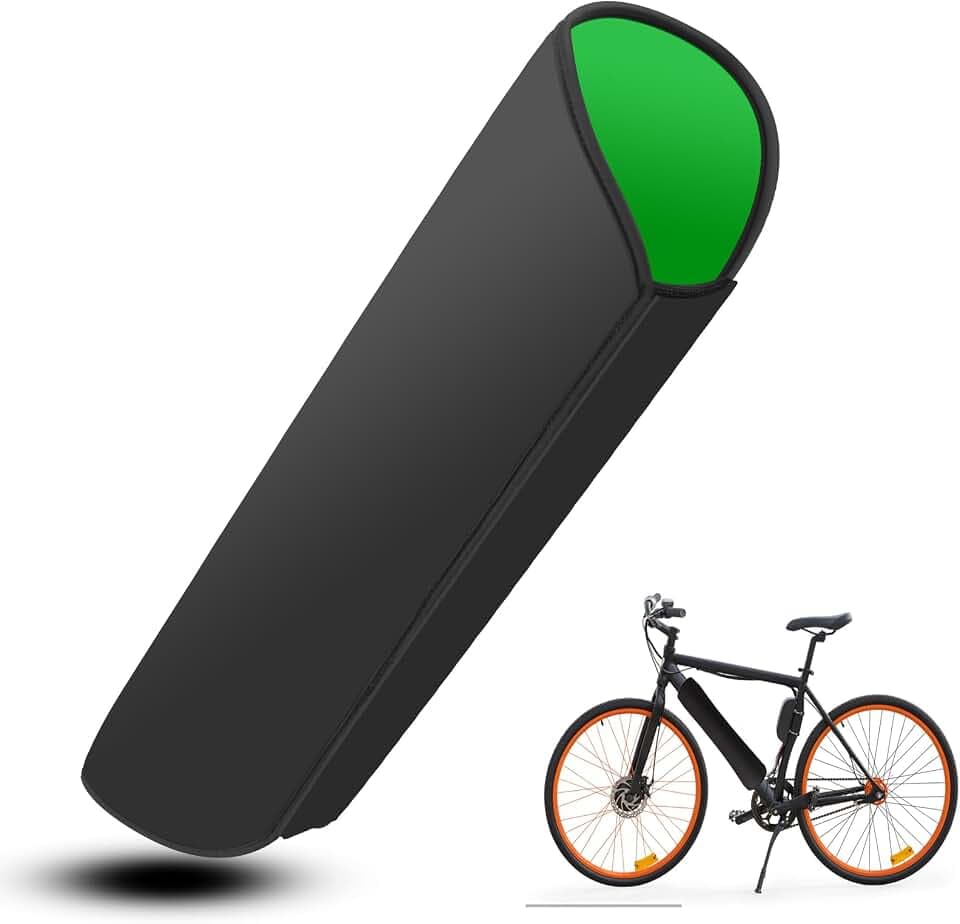 CLOPAE Ebike Akku Schutzhull,Fahrrad Akku Schutzhülle Kein mit 28-37CM Umfang Bike Integrierte Akku,Fahrrad Schutzhülle Akku Verlängern Ebike Zubehör
