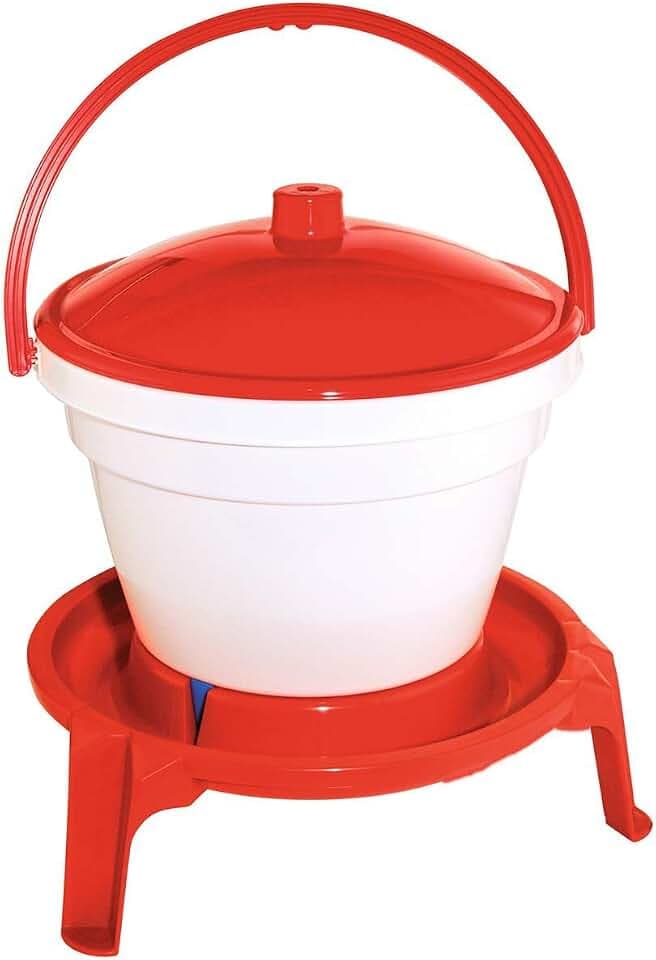 Kerbl Geflügel-Tränkeeimer mit Standfüßen 12l