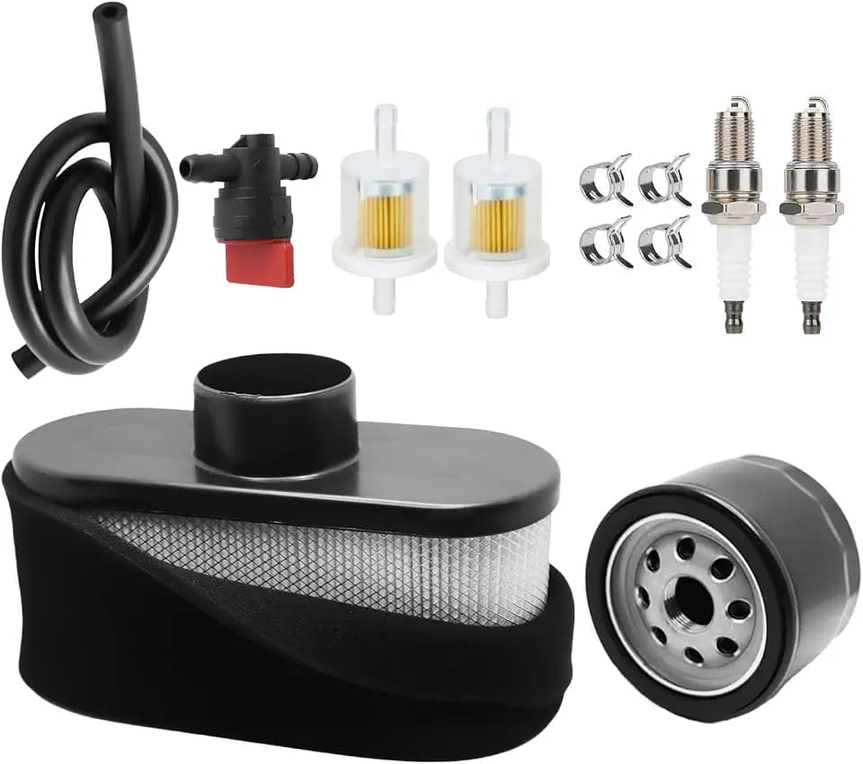 Tune Up Kit for Husqvarna Z254F Parts, Oil Filter Air Filter for Husqvarna Zero Turn Lawn Mower.Gravely Oil Filter for Kawasaki Oil Filter RF651V FR730V FS481V FS541V FS600V FS730V.