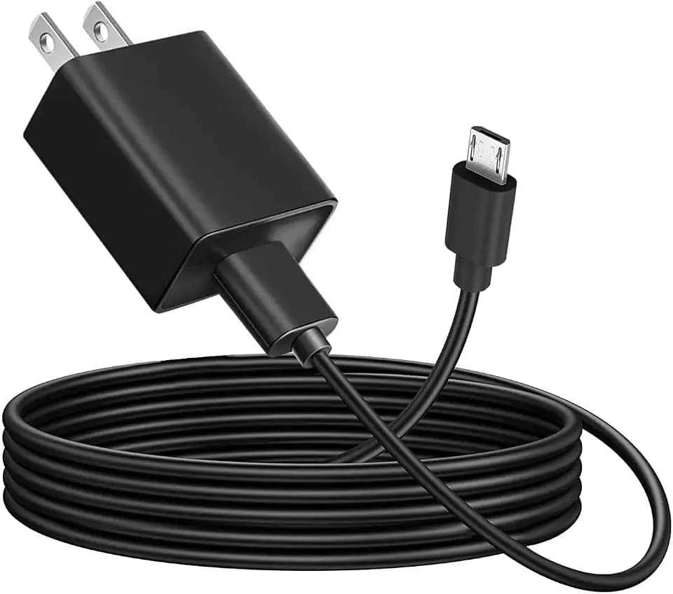 Micro USB Power Cord Adaptor Charger Compatible for Roku Streaming Stick, Roku Express Plus, Roku Premier/Plus, Roku Voice Remote Pro (Not for Roku Streaming Stick Plus & Roku Ultra)