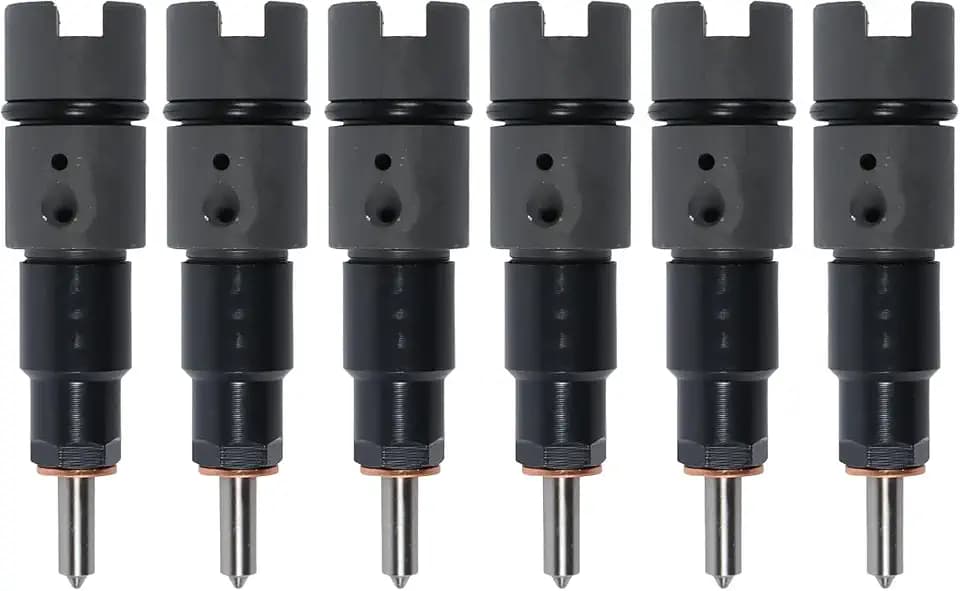 6PCS 0432193635 RV275 Fuel Injectors for 1998.5-2002 Dodge Ram 2500 3500 5.9L Cummins 24V, Replaces 3944183 3944184