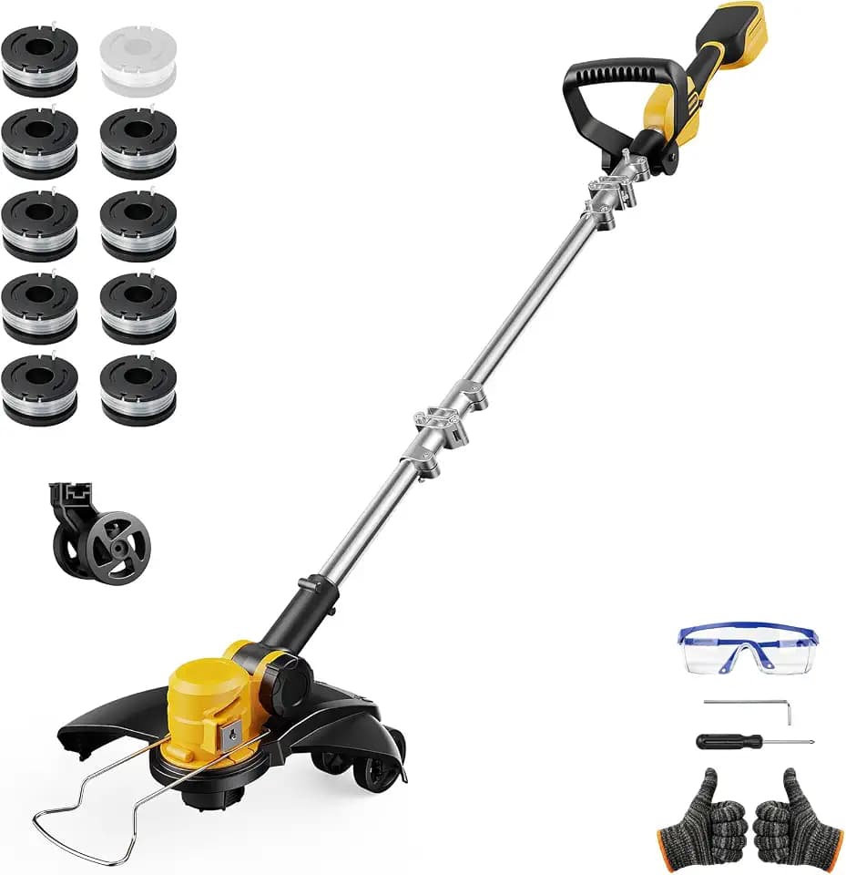 Cordless Weed Wacker for DeWalt 20V MAX Battery - 12" Electric Weed Eater