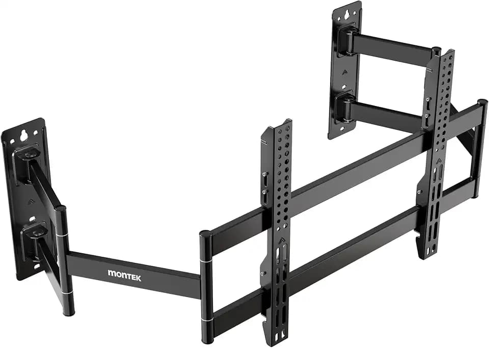 monTEK Full Motion Dual Corner TV Wall Mount for 55-90inch TV up to 176lbs