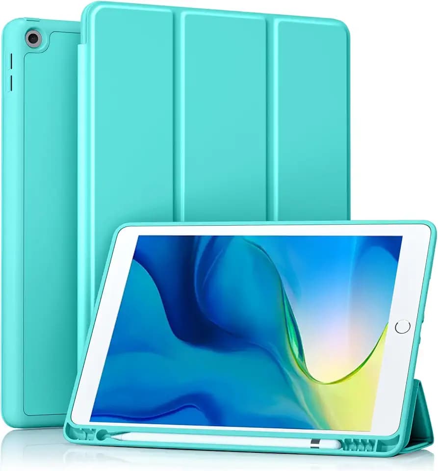 Akkerds for iPad 9th/8th/7th Generation Case 10.2 Inch, WaterBlue