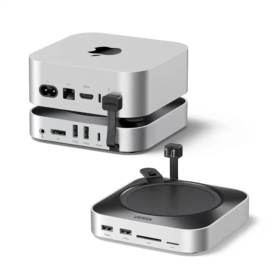 UGREEN Mac mini Dock DP Hub 4K@144Hz with NVMe Enclosure
