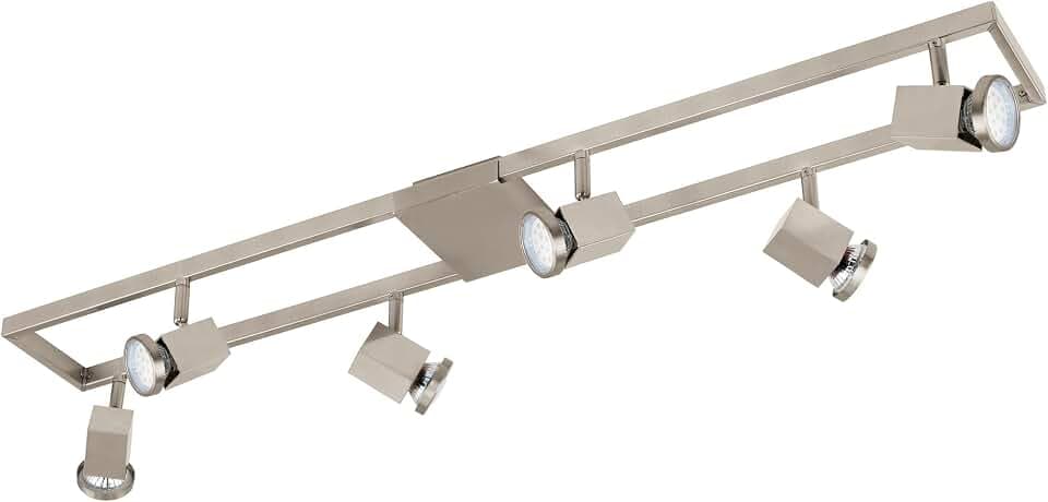 EGLO LED Deckenlampe Zeraco,6 flammige Deckenleuchte