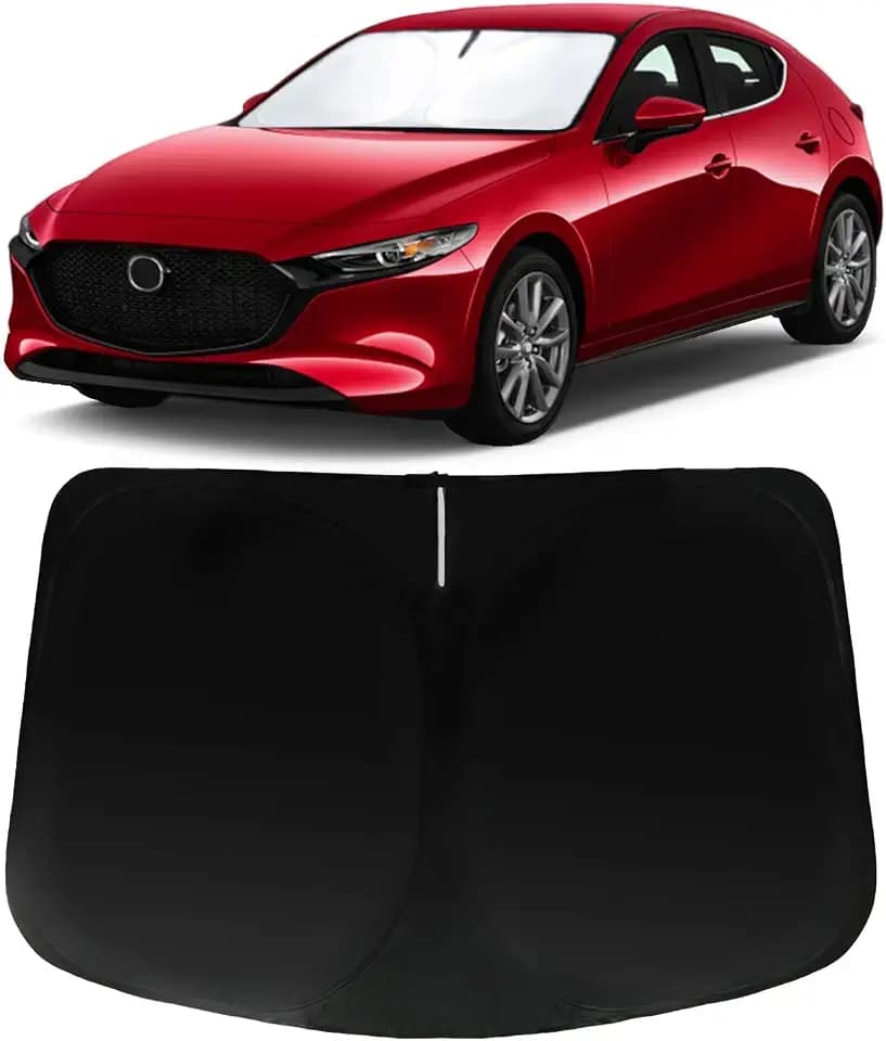 Windshield Sun Shade for 2019-2025 2026 Mazda 3 Mazda3 Sunshade