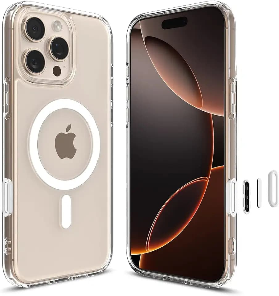 Spigen for iPhone 16 Pro Max, Ultra Hybrid T MagFit [Camera Control Button] [Compatible with Magsafe] - Clear