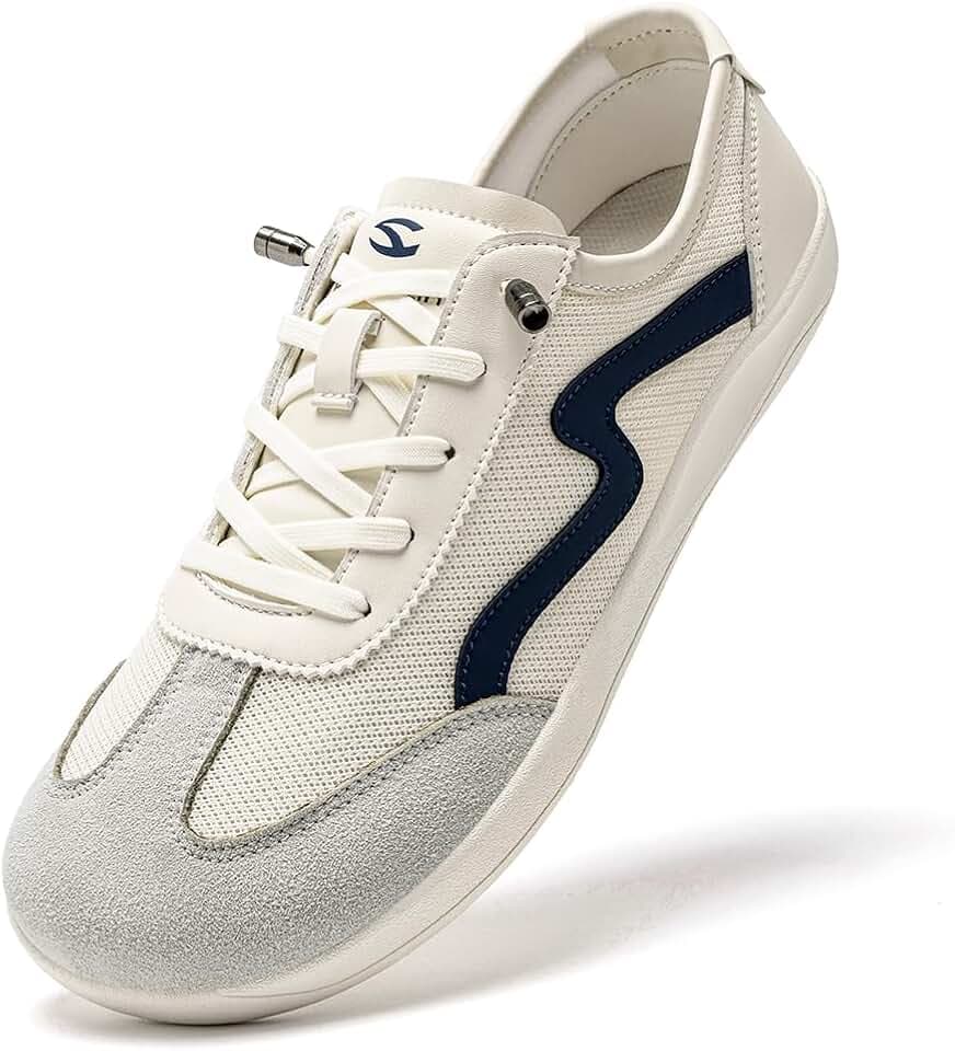 HOBIBEAR Minimalistische Barfußschuhe, Netzstoff, leicht, breite Zehenbox, Slipper, modische Sneaker für Damen und Herren