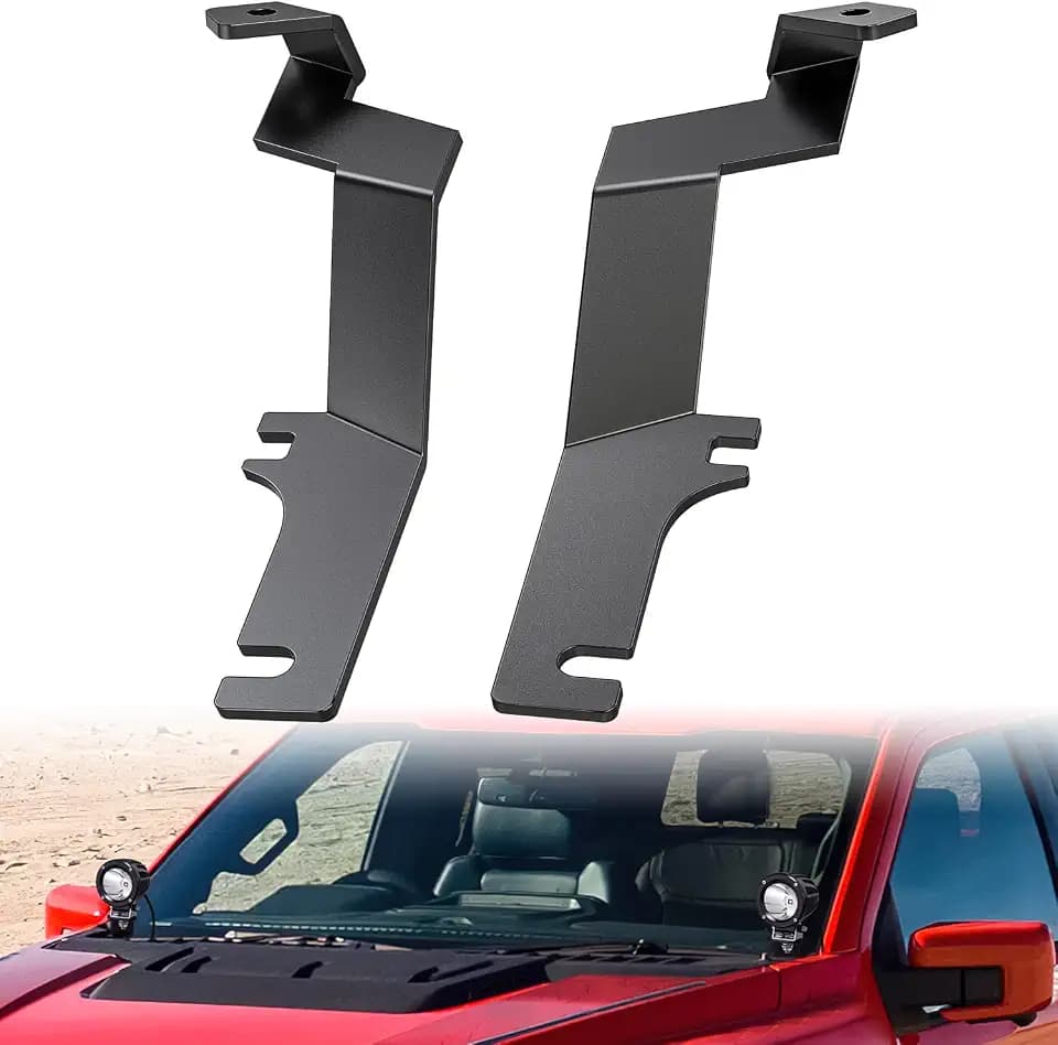Nilight Ditch Light Brackets for Ford F-150 Raptor 2015 2016 2017 2018