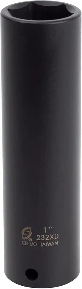 SUNEX TOOLS 232xd 1/2-Inch Drive 1-Inch Extra Deep Impact Socket