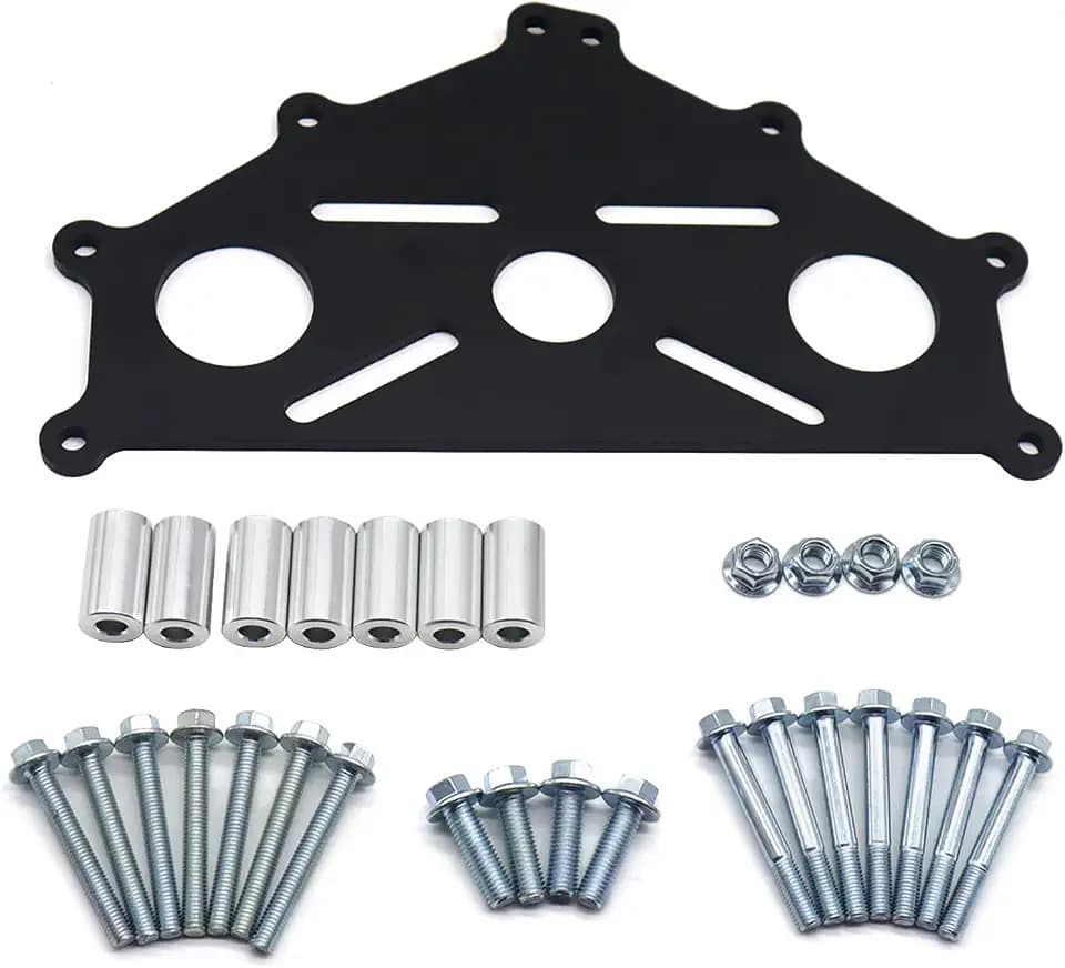 Engine Safe Stand Adapter Plate Compatible with Chevy Small/Big Block and LS LT Engines Heavy Duty Support Bracket