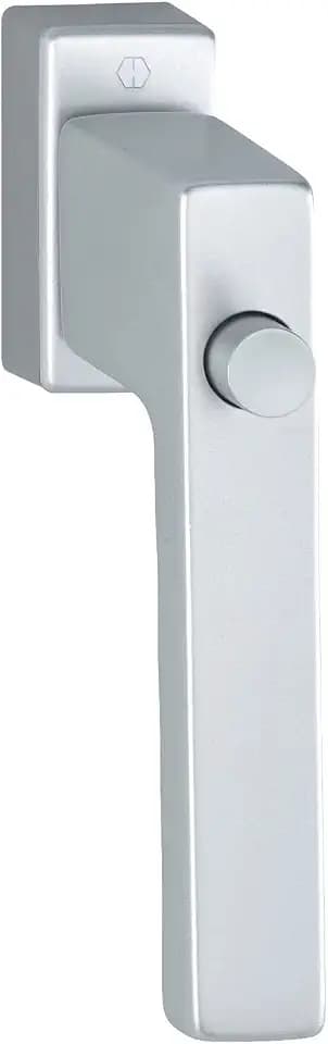 HOPPE 3937456 Fenstergriff Toulon-Sperrknopf, mit VK, Silber elox