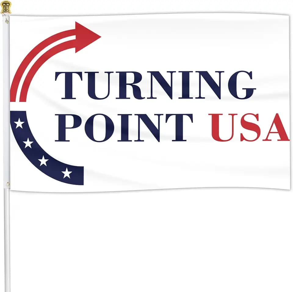 Turning Point Usa TPUSA Flag 3x5 3 Ply Flag Double Sided Flags, Long Lasting, Fade Resistant Polyester Outdoor