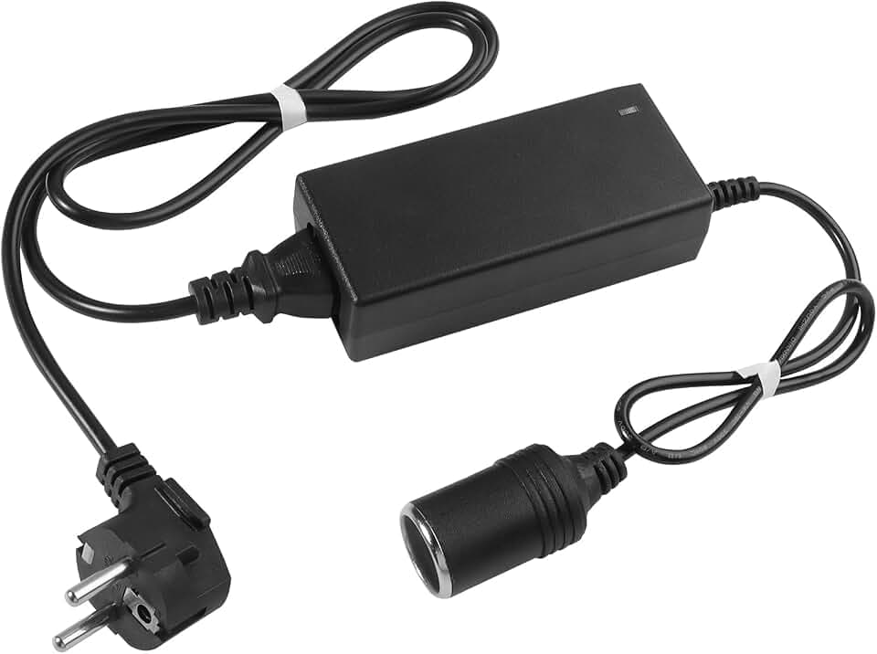 KFZ Netzadapter 220V auf 12V Spannungswandler 220V auf 12V, 60W 5A