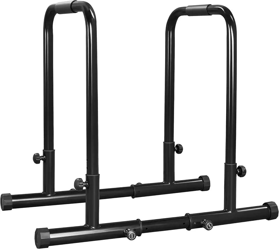 Yaheetech Dip Station 81-90 cm höhenverstellbar rutschfesten bis 227 kg