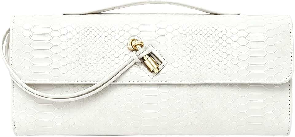 Women's Woven clutch purse, Snake print purses,Crossbody Shoulder bag