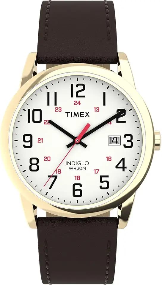 Timex Herren Analog Quarz Armbanduhr Easy Reader Classic