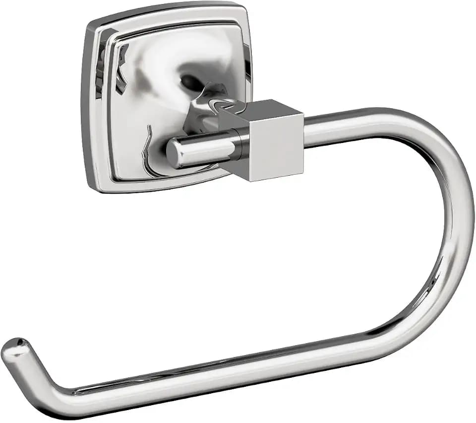 Amerock Toilettenpapierhalter | Chrom | Statur | Einzelpfosten Taschentuchhalter | Badzubehör | Badezimmerzubehör