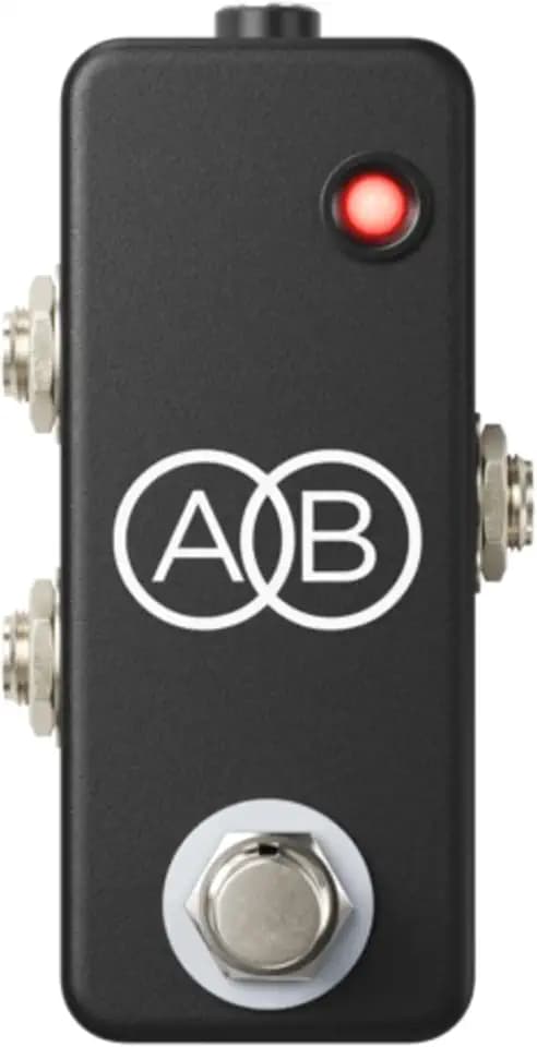 JHS Pedals Mini A/B Box - Guitar Signal Path Effect, Black/Silver, Model Number: Mini A/B Box