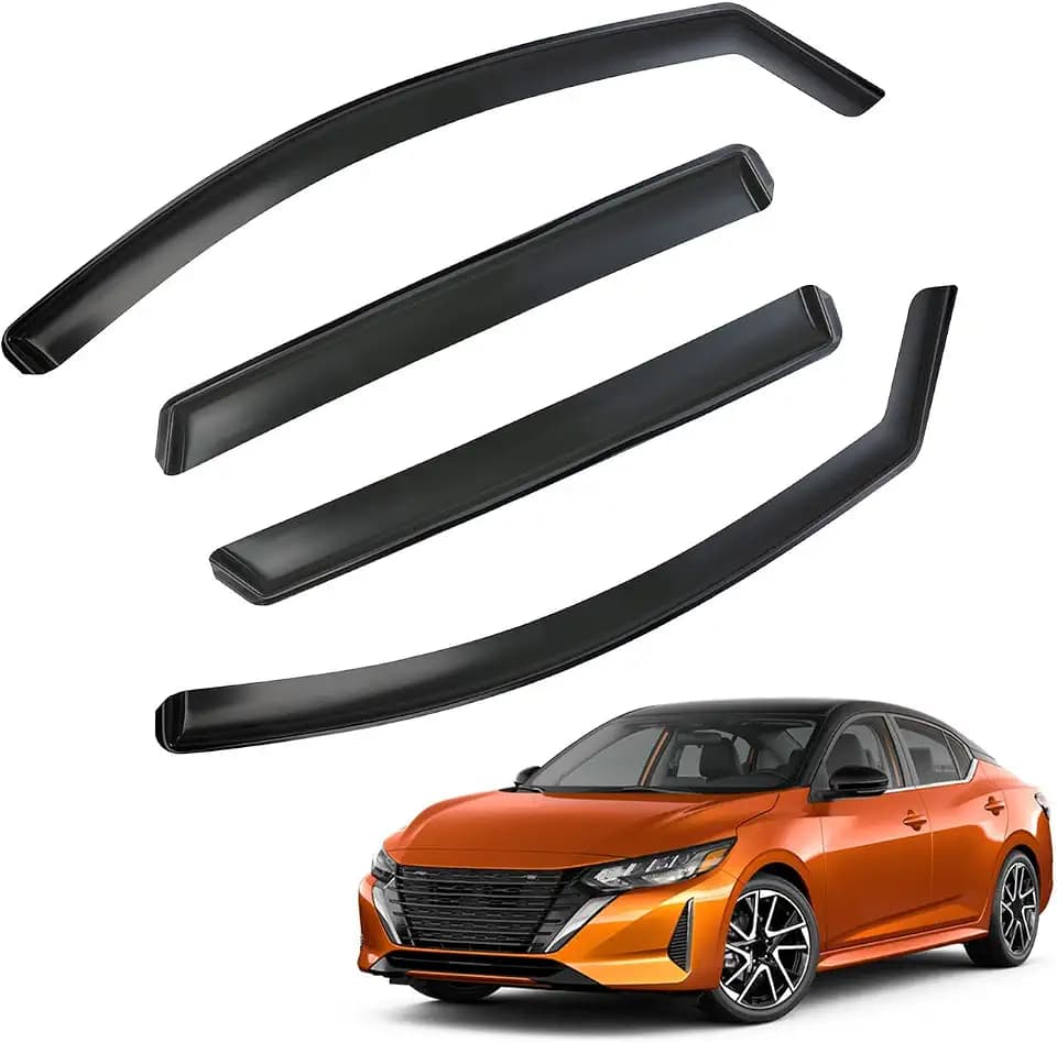 in-Channel Rain Guards Compatible with 2020-2025 Nissan Sentra