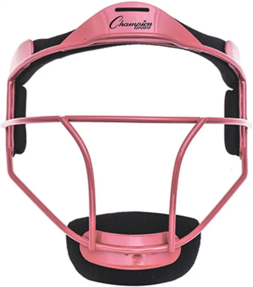 Champion Sports Steel Softball Face Mask – Durable Fielder’s Mask for Youth & Adults, Multiple Colors for Practice & Games