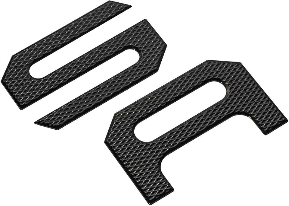 EyeCatcher Tailgate Insert Letters Compatible with 2022-2025 Santa Cruz Accessories (Gloss Black and Satin Black)