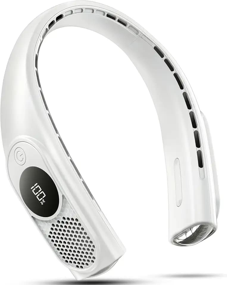 GOTOTO Portable Neck Fans that Blow Cold Air, Wearable Bladeless Neck Fan