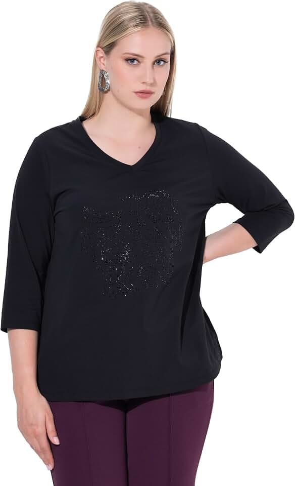 Ulla Popken Damen Langarmshirt