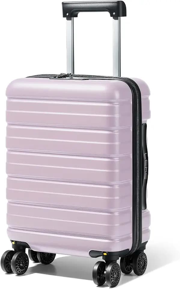 Lekesky 16 Inch Underseat Carry On Luggage Airline Approved, E-Purple