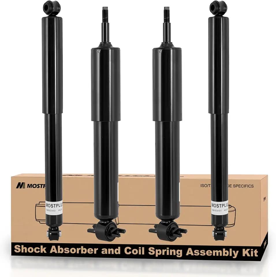 MOSTPLUS Front and Rear Complete Struts Shocks Spring Assembly Compatible for Mazda B2500 B3000 B4000 1998-2007;Compatible for 1998-2011 Ford Ranger (Set of 4) #4344397,4344396