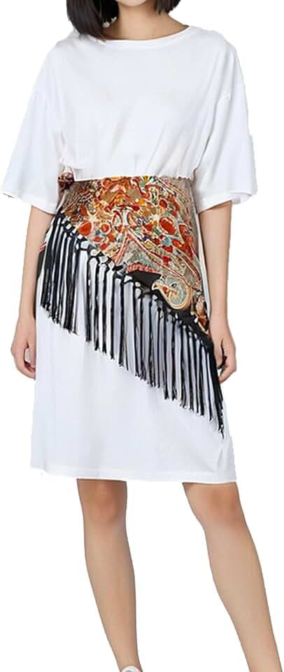 Long Skinny Scarf Belt for Women - Triangle Waist Sash Tie for Dresses, Fashion Accessory