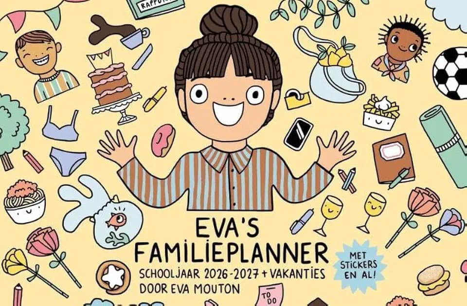Eva's familieplanner 2026-2027: Schooljaar 2026-2027 + schoolvakanties