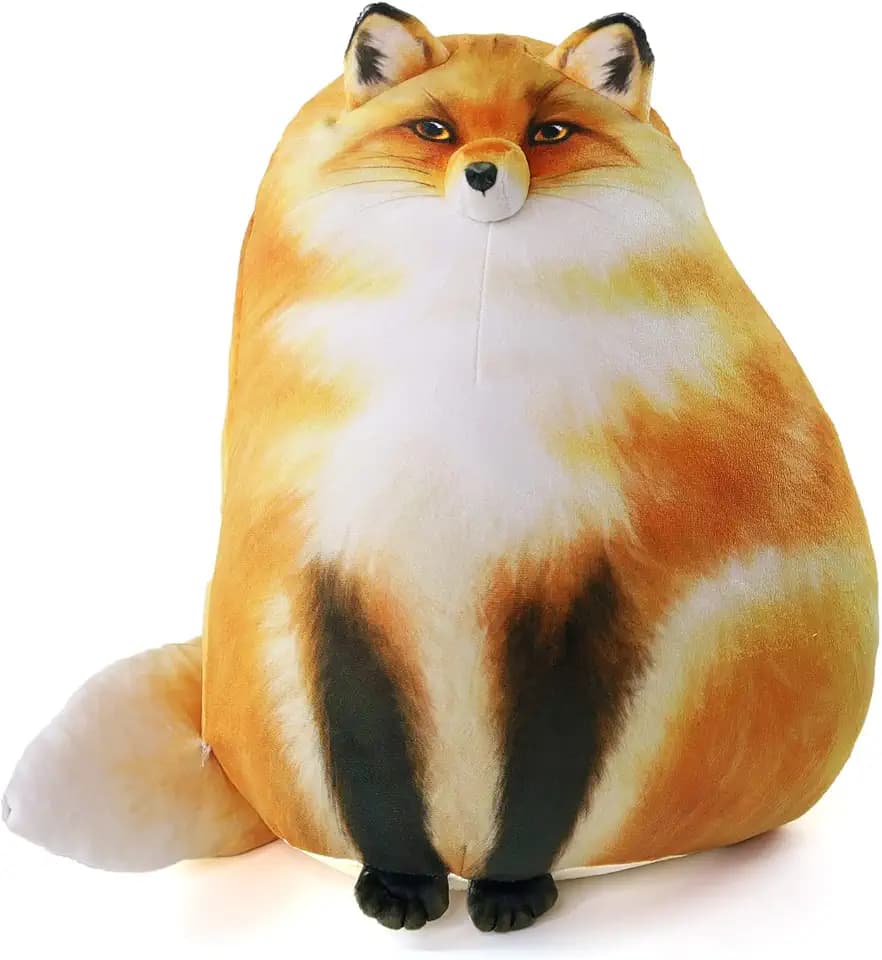 Sew Butiful Soft Fox Plush Pillow, 14" Fox Stuffed Animal