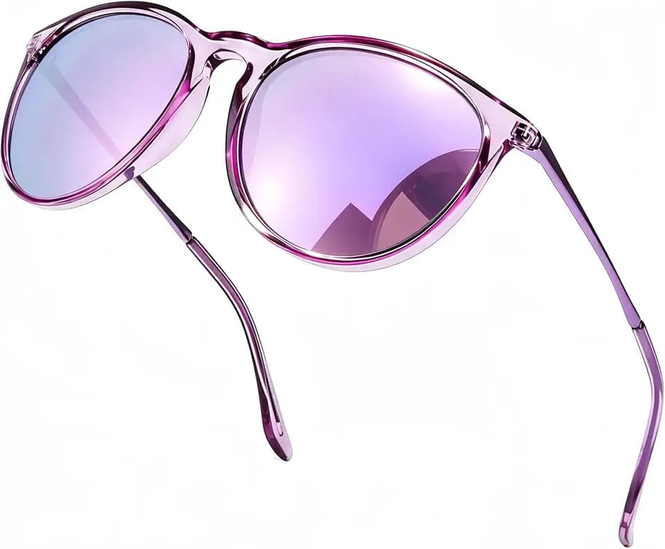 SIPHEW Mirrored Sunglasses for Women - Polarized Lens Sun Glasses