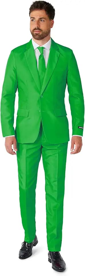 Suitmeister Partykostüme für Herren - Tailliert Kostüme - Einfarbiger Anzug, Halloween-Partys