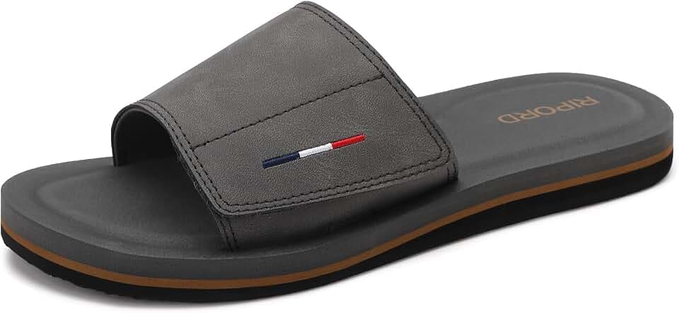 Mens Adjustable Slides Sandals