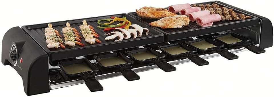 Raclette Livoo Doc185 Set 12 Persone - Nero, Norme