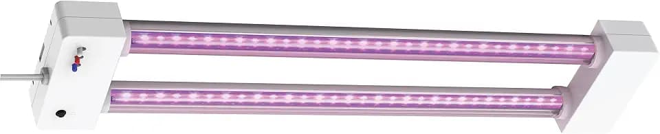 Feit Electric Grow Light 19W 2ft LED for Indoor Plants and Gardens, Full Spectrum Dual Hanging Bulb Grow Light, Hydroponic, GLP24ADJS/19W/LED